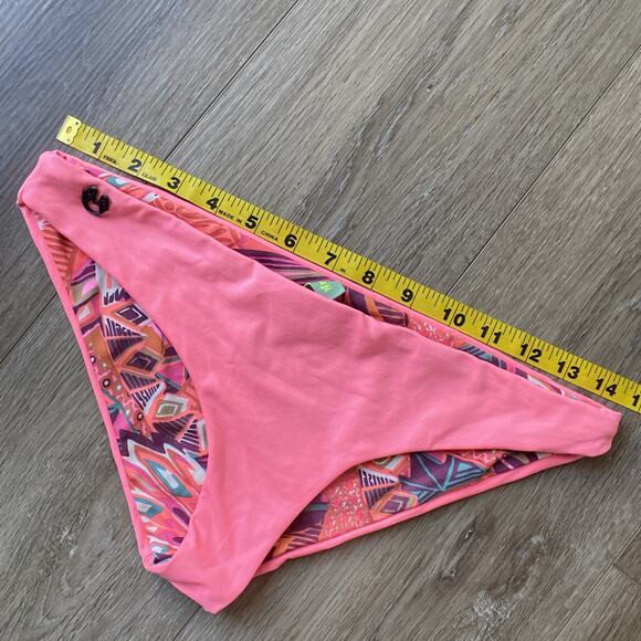 Anthropologie Maaji Bikini Swim Top Sz S Bottom Sz L Multi Funky Print Graphics - Picture 6 of 9